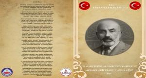 12 Mart İstiklal Marşı´nın Kabulü ve Mehmet Akif Ersoy´u Anma Günü Programı