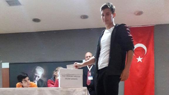 İlçe Öğrenci Meclis Başkanlığı Seçimi Yapıldı