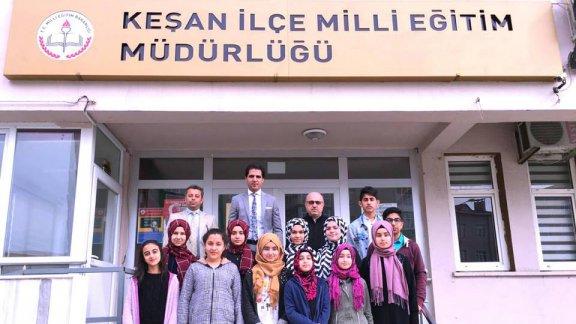 Hersekzade Anadolu İmam Hatip Lisesi ve Süleyman Paşa İmam Hatip Ortaokulu Öğrencileri Müdürlüğümüzü Ziyaret Etti
