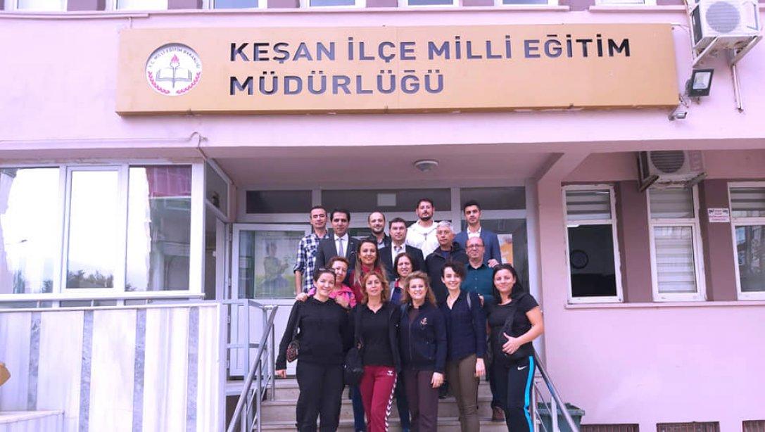 Türkiye Öğretmenler Kupası'na Katılan Bayan Voleybol ve Erkek Voleybol Takımlarımız Müdürlüğümüze Ziyarette Bulundular