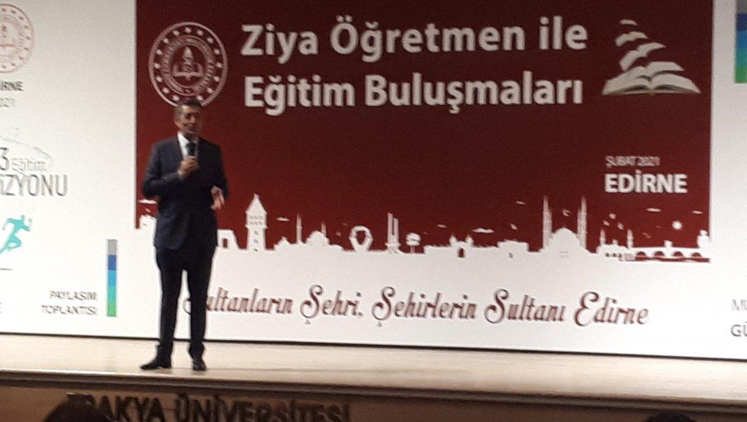 Millî Eğitim Bakanımız Sayın Ziya Selçuk, Edirne'de Görev Yapan Öğretmenlerimizle Bir Araya Geldi