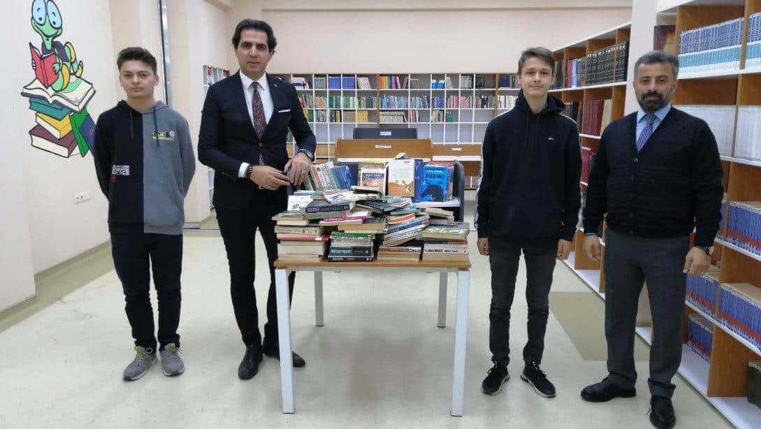 Kitap Toplama Kampanyası Kapsamında Bağışlanan Kitaplar Okullarımızın Kütüphanelerinde Yerlerini Almaya Başladı