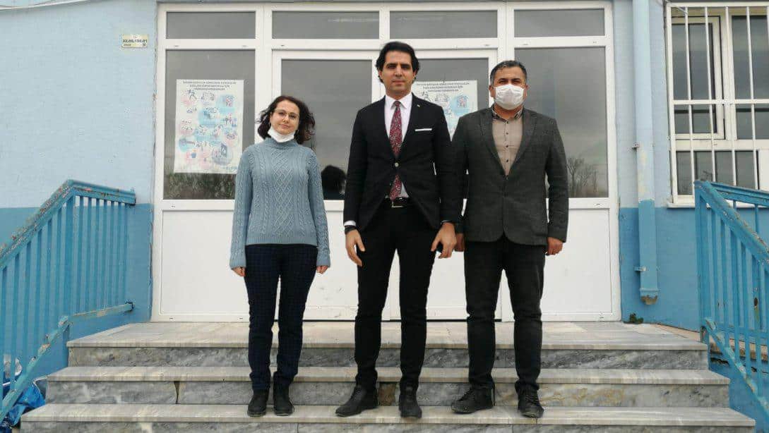 Keşan İlçe Milli Eğitim Müdürümüz İlhan SAZ Türkmen İlkokulu ve Ortaokulumuzu Ziyaret Etti