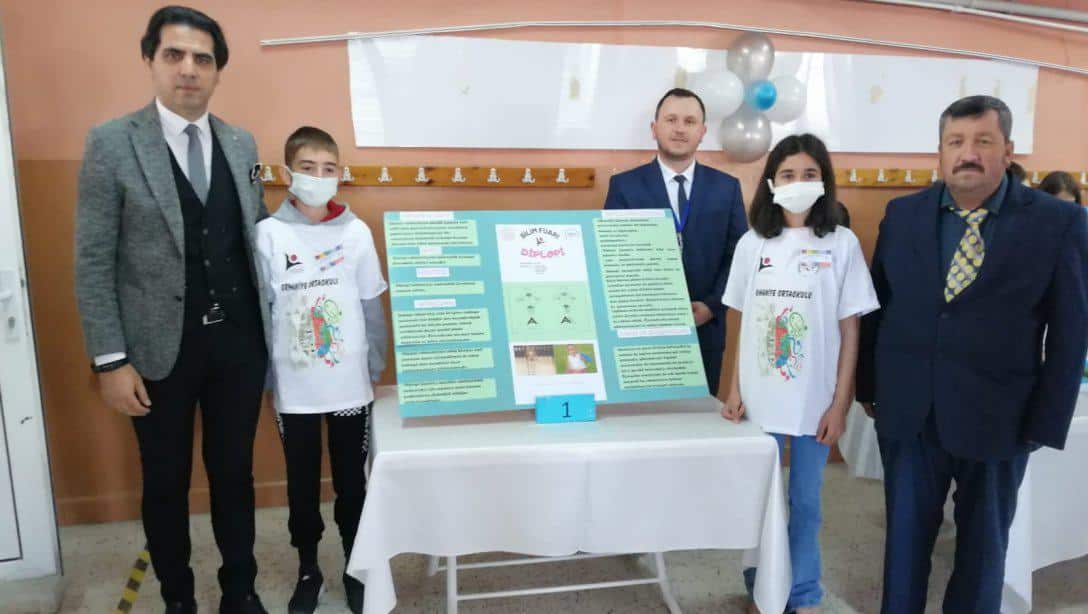 Keşan Orhaniye İlkokulu ve Ortaokulu 4006 TÜBİTAK Bilim Fuarı'nın Açılışı Gerçekleştirildi