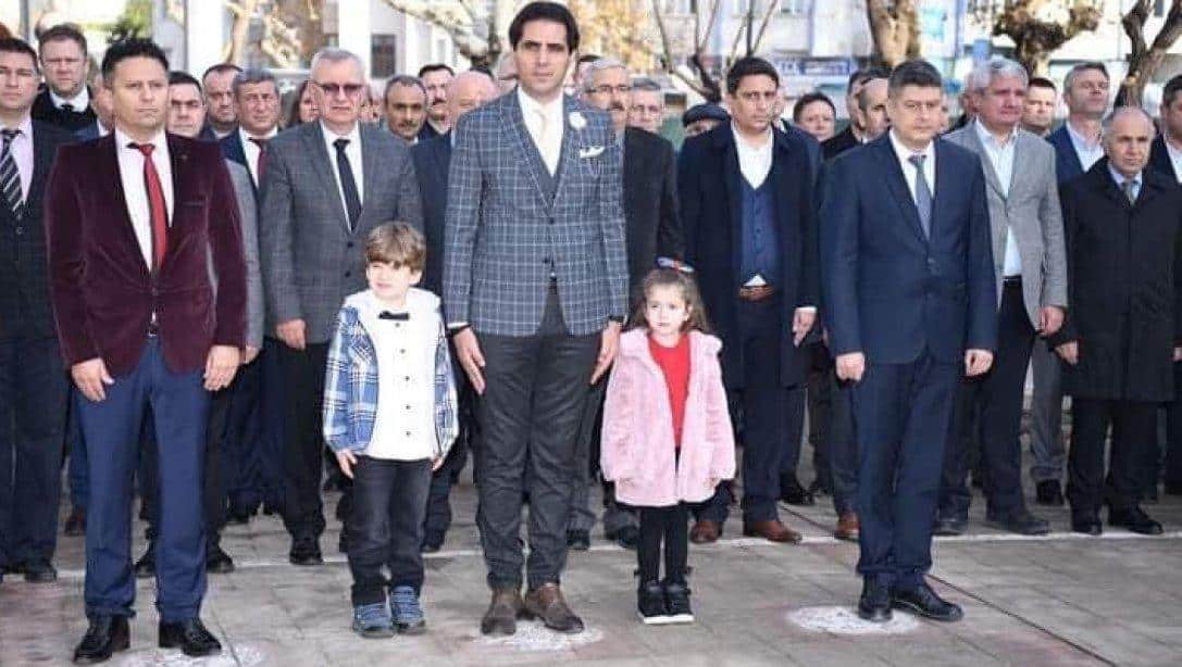 24 Kasım Öğretmenler Günü Kutlamaları Kapsamında Atatürk Anıtına Çelenk Sunma Töreni