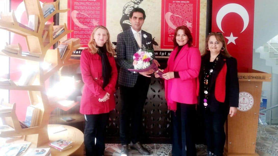 Keşan AK Parti Kadın Kolları Başkanı Sayın Nuriye YILDIZ ALTIN ve Yönetim Kurulu Üyelerinin Müdürlüğümüzü Ziyareti