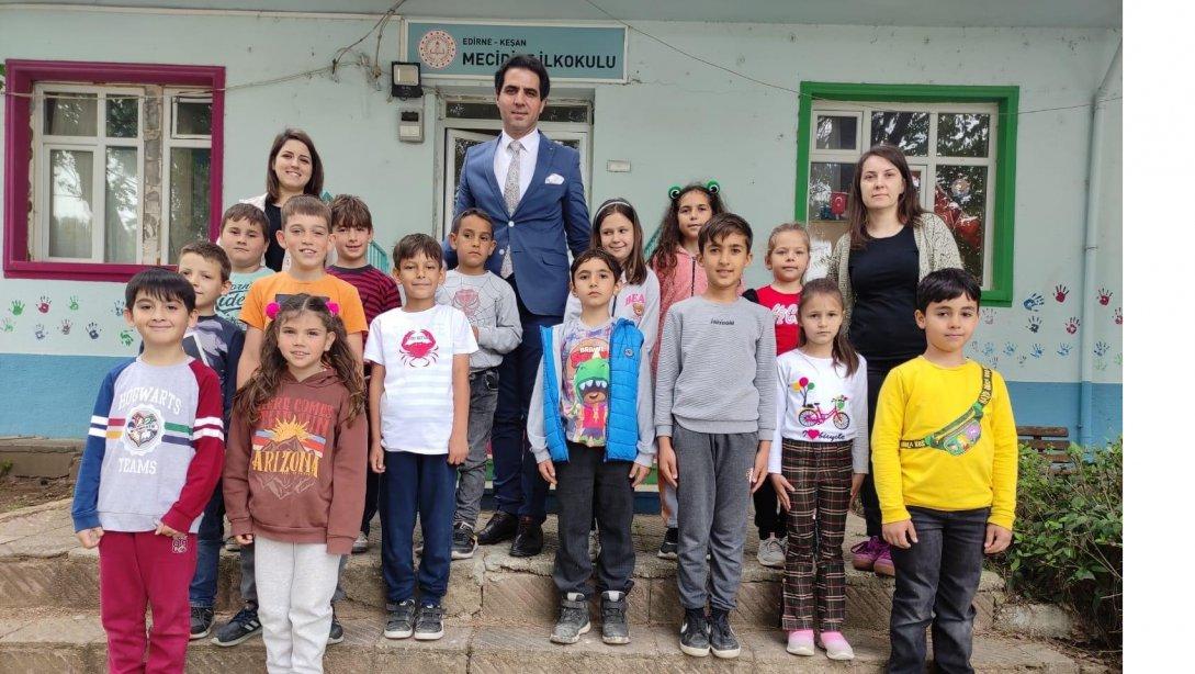 Keşan ilçe Milli Eğitim Müdürümüz İlhan Saz'ın Mecidiye İlkokulu'nu Ziyareti