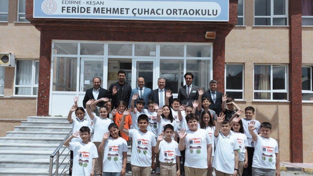 İl Milli Eğitim Müdürümüz Sn. Önder Arpacı'nın Feride Mehmet Çuhacı Ortaokulu'nu Ziyareti