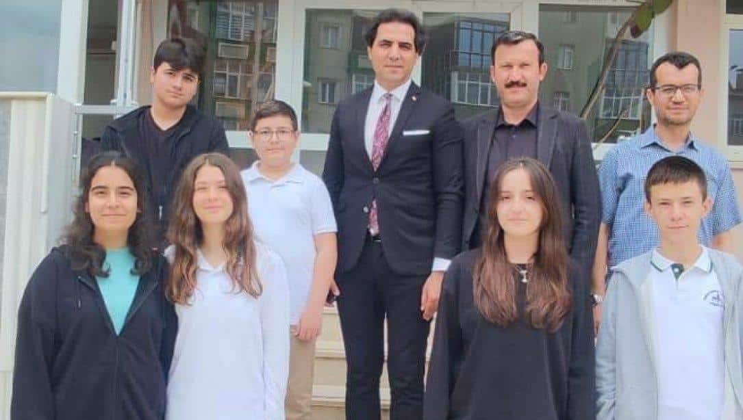Feride Mehmet Çuhacı Ortaokulu Yöneticilerimiz, Öğretmenlerimiz ve Öğrencilerimizin Müdürlüğümüzü Ziyareti