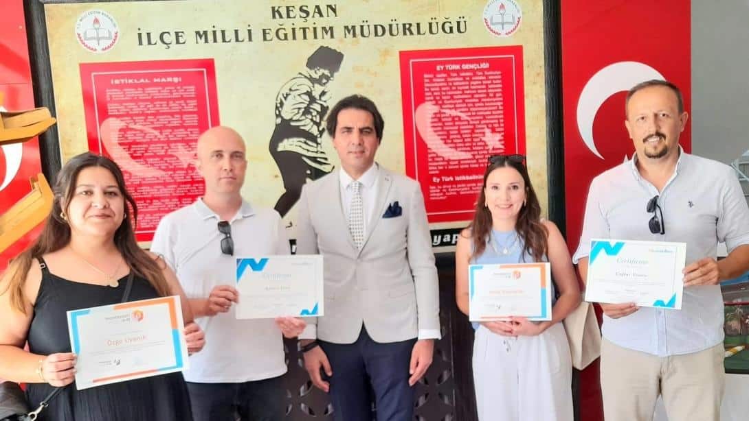 Hollanda Amsterdam'da Proje Faaliyetlerine Katılan Keşan Atatürk Ortaokulu Yöneticilerimiz ve Koordinatör Öğretmenlerimizin Müdürlüğümüzü Ziyareti